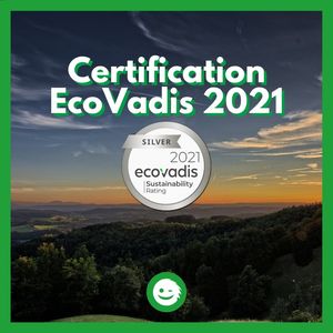 Visuel : Renouvellement de notre certification EcoVadis