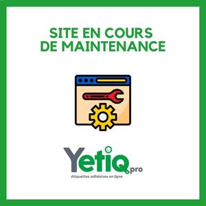 Visuel : Site en cours de maintenance