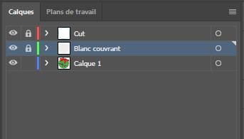 Créer un nouveau calque blanc couvrant